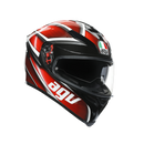 AGV K5 S Tempest Black Red Road Helmet Size Medium Large 58