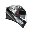 AGV K5 S Tempest Black Silver Road Helmet Size XS 54cm