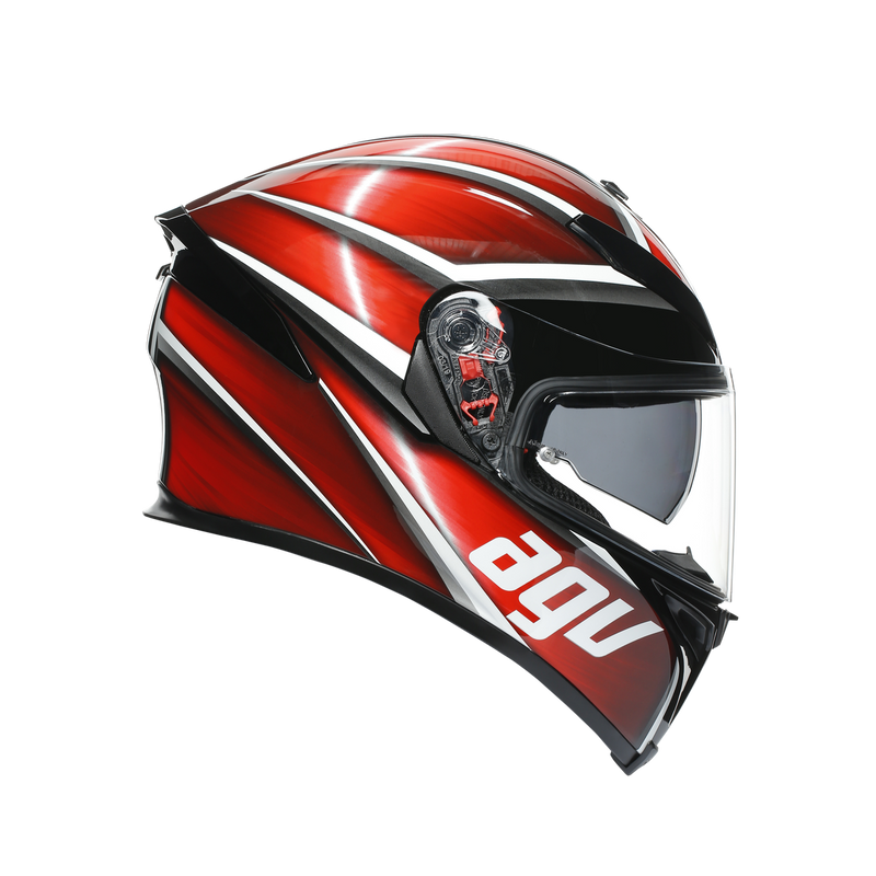 AGV K5 S Tempest Black Red 60 L Large Helmet