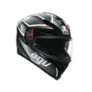 AGV K5 S Tempest Black Silver Road Helmet Size XS 54cm
