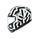AGV K6 Secret Black White Road Helmet Size 2XL 64cm