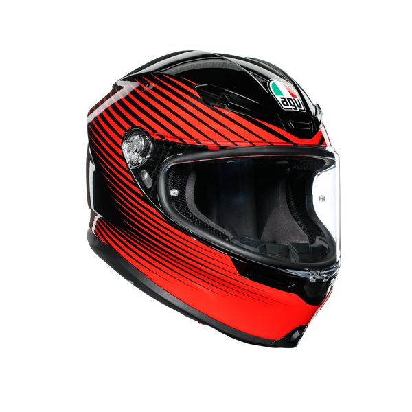 AGV K6 Rush Black Red 64 2XL Helmet