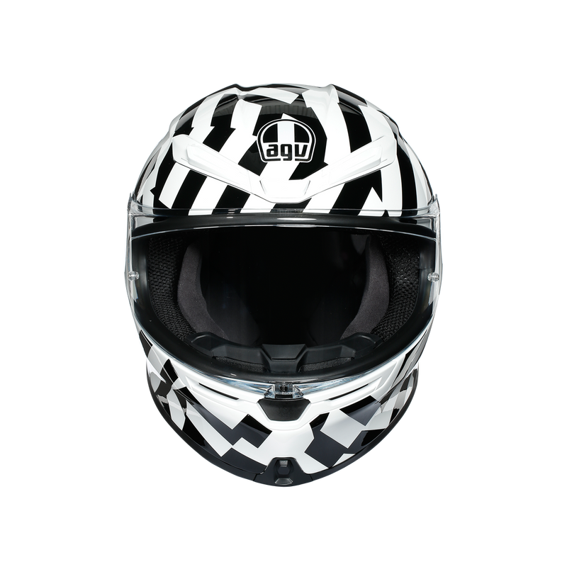 agv k6 secret AGV K6 Secret Black White Road Helmet Size 2XL 64cm THS Moto NZ