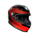 AGV K6 Rush Black Red Road Helmet Size XS 54cm