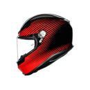 AGV K6 Rush Black Red Road Helmet Size XS 54cm
