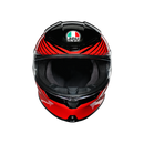 AGV K6 Rush Black Red Road Helmet Size Small 56cm