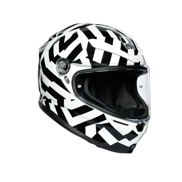 AGV K6 Secret Black White 54 XS Extra Small Helmet