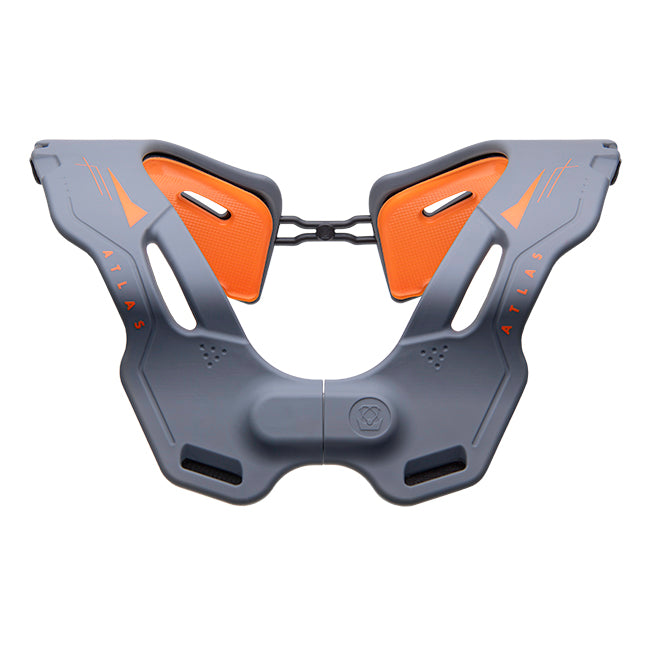 ATLAS Vision Anti-Compression Collar Neck Brace Grey Orange Small Medium