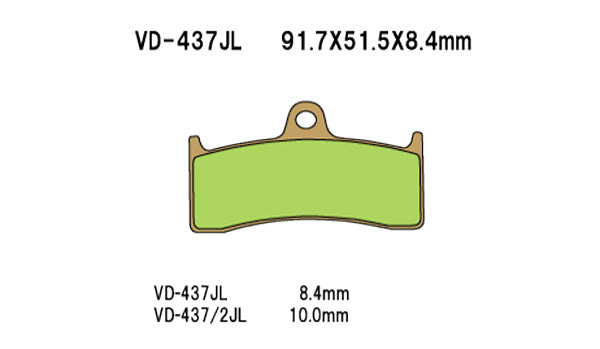 Vesrah disc pads VD437JL [A]