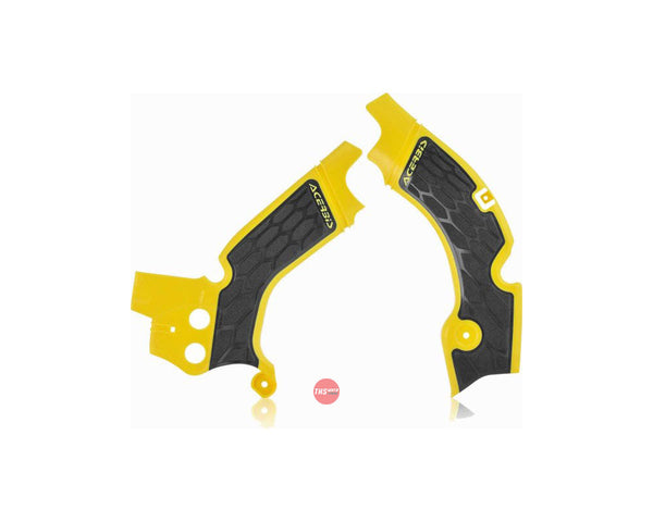 Acerbis RMZ450 Grip Frame Guards yellow/Black 08/17