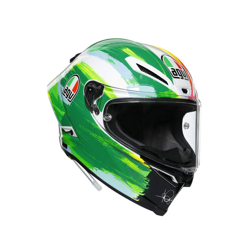 AGV Pista GP RR Rossi Mugello 2019 Green Orange Road Helmet Size Small 56cm