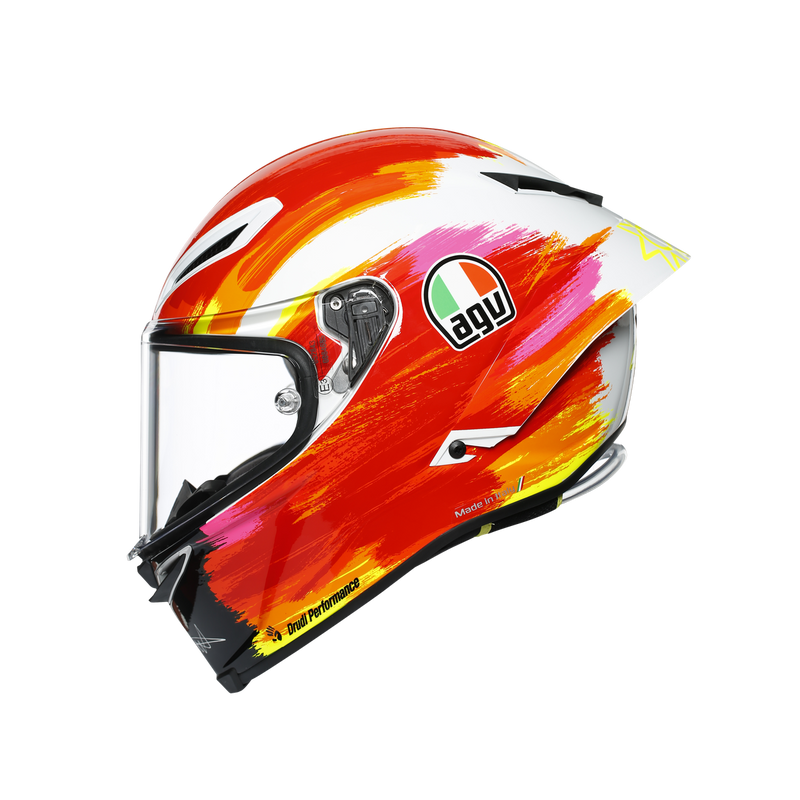 AGV Pista GP RR Rossi Mugello 2019 56 S Small Green Orange Helmet