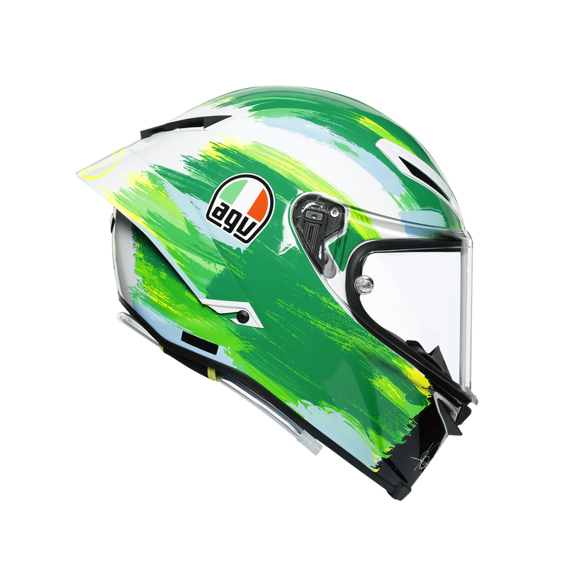 AGV Pista GP RR Rossi Mugello 2019 Green Orange Road Helmet Size Small 56cm