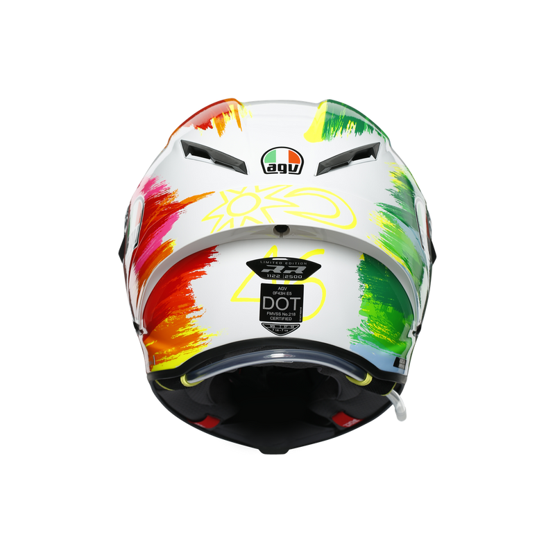 AGV Pista GP RR Rossi Mugello 2019 56 S Small Green Orange Helmet