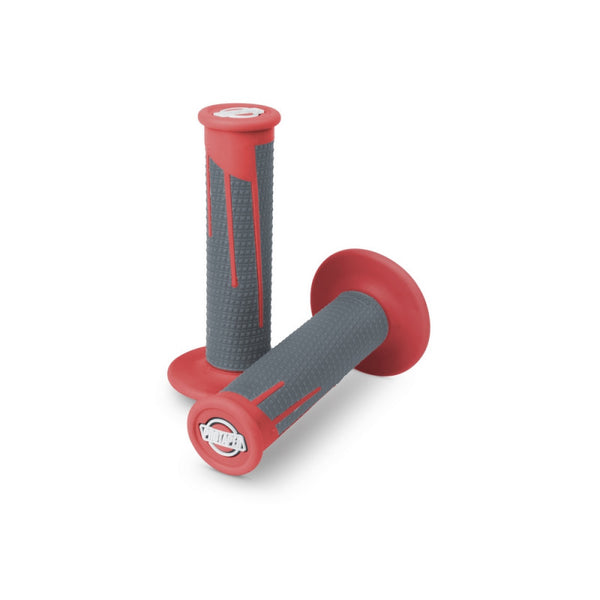 Protaper Lock On Grips Full Diamond Red/Dark Grey