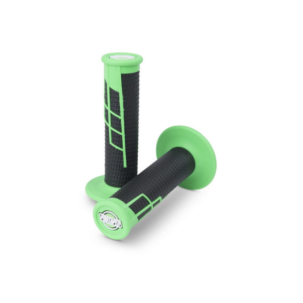 Protaper Lock On Grips 1/2 Waffle Neon-Green/Black