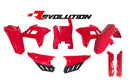 Rtech Plastics Kit Revolution Honda CRF250R 22-23 CRF450R 21-23 Red