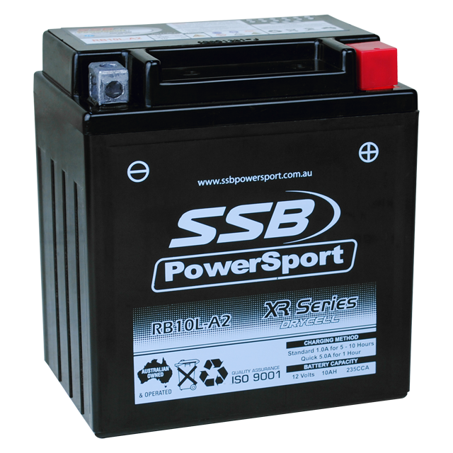 SSB Battery (YB10L-A2) AGM 12V 10Ah 235CCA High Performance