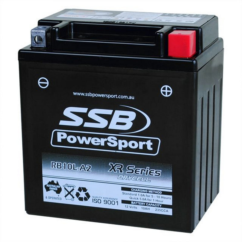 SSB Battery (YB10L-A2) AGM 12V 10Ah 235CCA High Performance