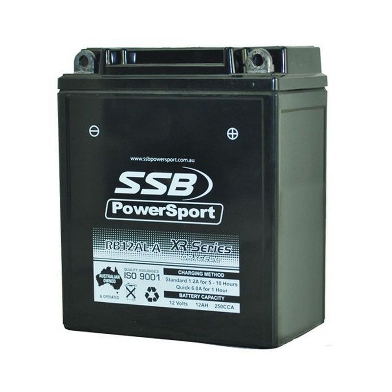 SSB Battery (YB12AL-A) AGM 12V 12Ah 250CCA High Performance