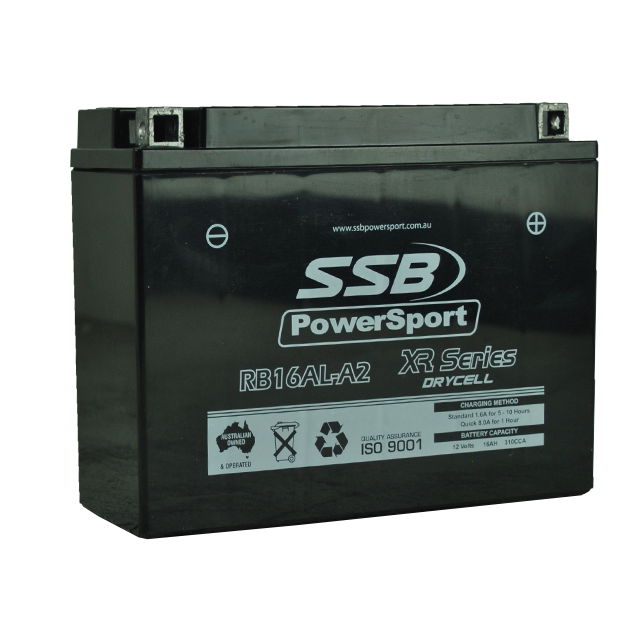 SSB Battery (YB16AL-A2) AGM 12V 16Ah 310CCA High Performance
