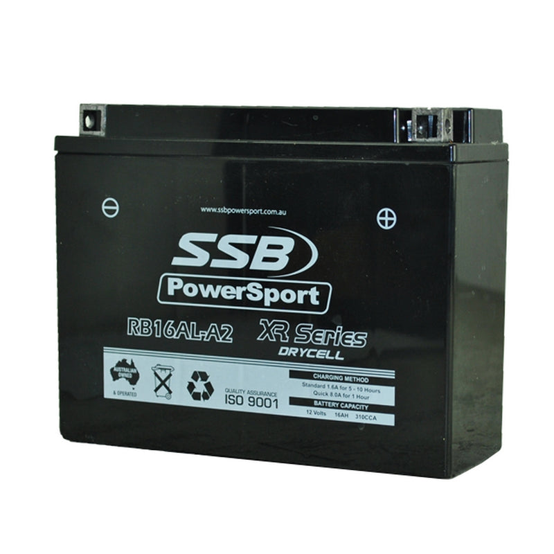 SSB Battery (YB16AL-A2) AGM 12V 16Ah 310CCA High Performance