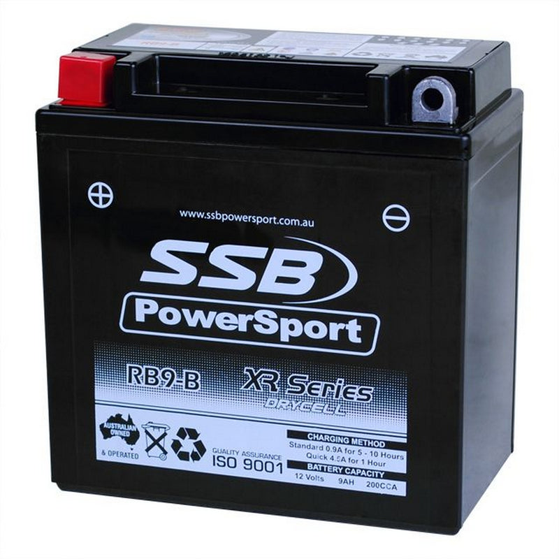 SSB Battery (YB9-B) AGM 12V 9Ah 200CCA High Performance