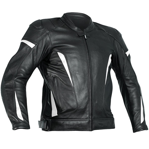 RST GT CE Leather Jacket Black White 40 S Small Size