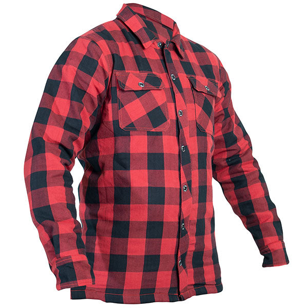 Rst Lumberjack Kevlar Lined Ce Textile Shirt Red 40 S Small