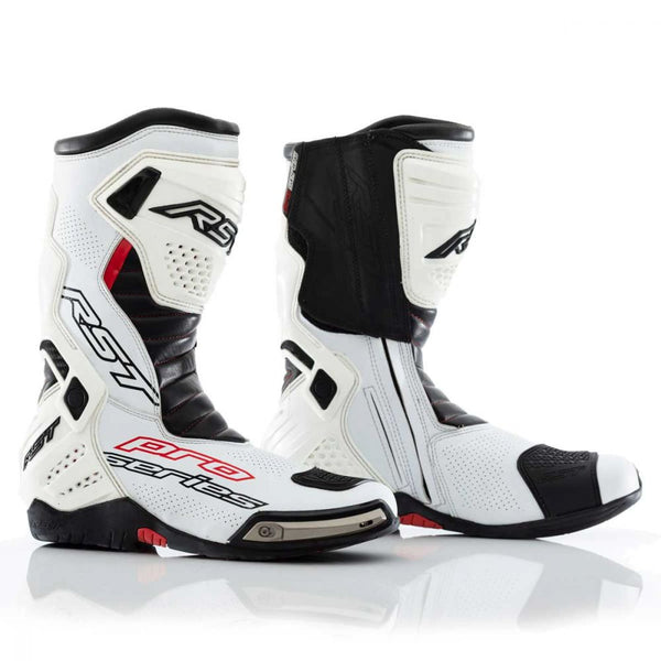 RST Pro Series Race CE White Black Boots Size EU 44