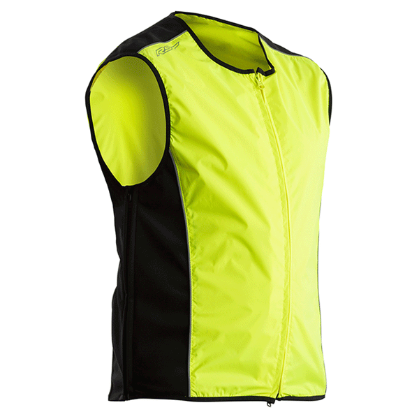 RST Safety Textile Jacket Flo Yellow S M Medium Size