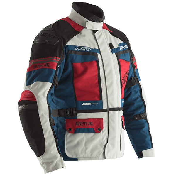 RST Adventure 3 Textile Jacket Ice Blue Red 40 S Small Size