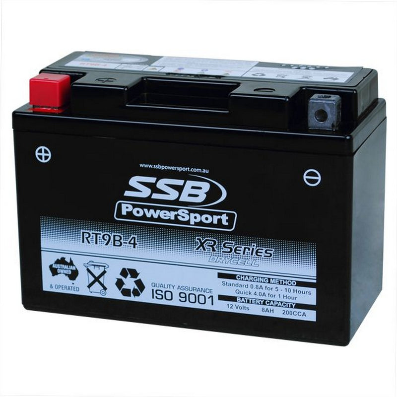 SSB Battery (YT9B-4) AGM 12V 0.8Sah 200CCA High Performance