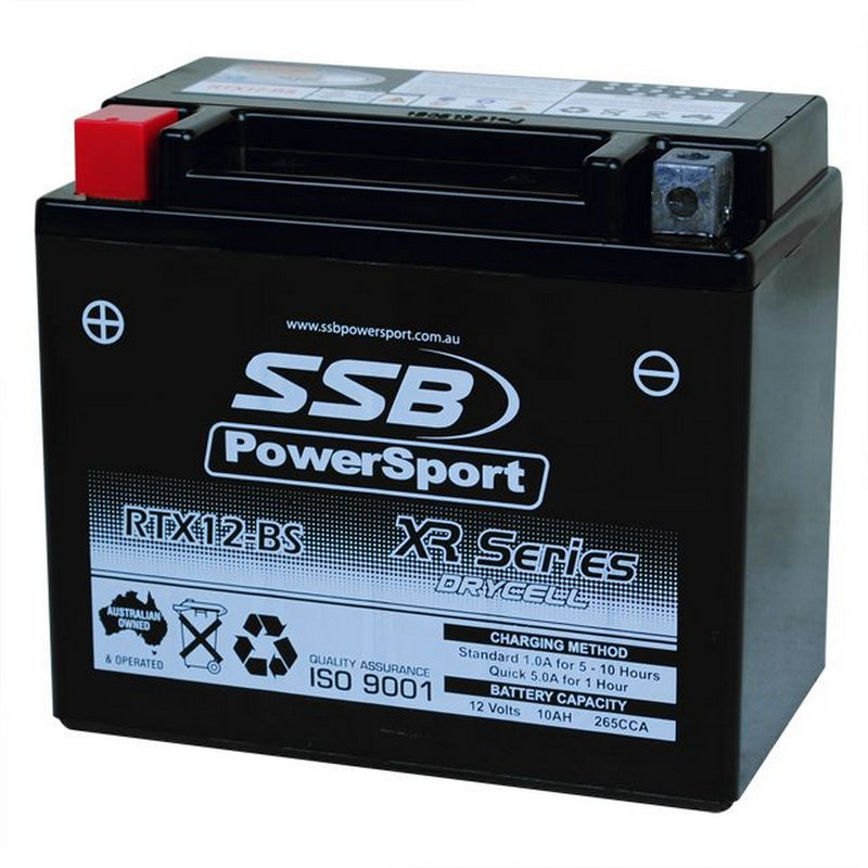 SSB Battery (YTX12-BS) AGM 12V 10Ah 265CCA High Performance