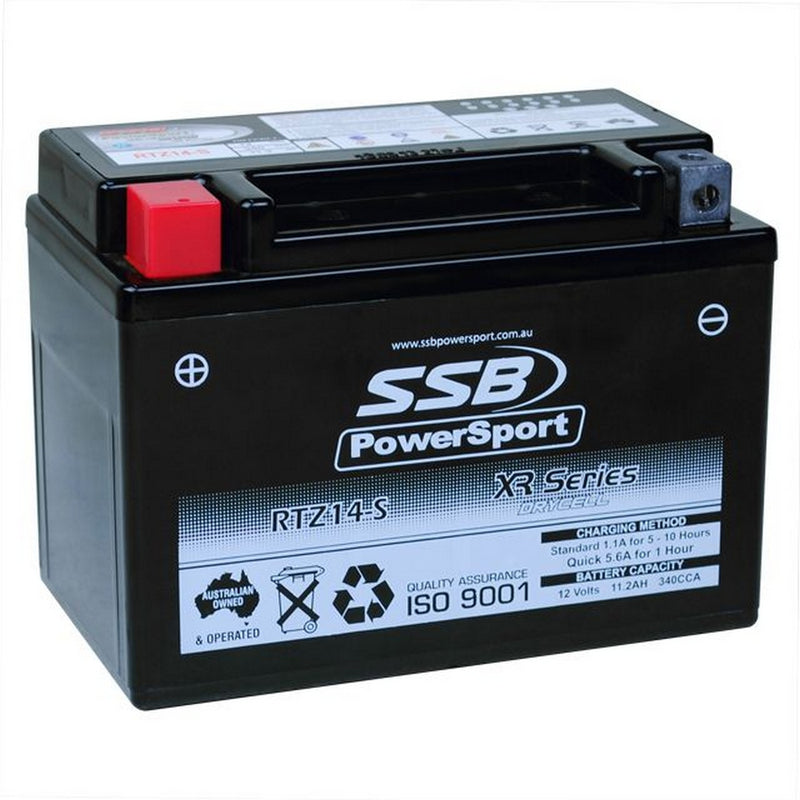 SSB Battery (YTZ14-S) AGM 12V 1.1Ah 340CCA High Performance