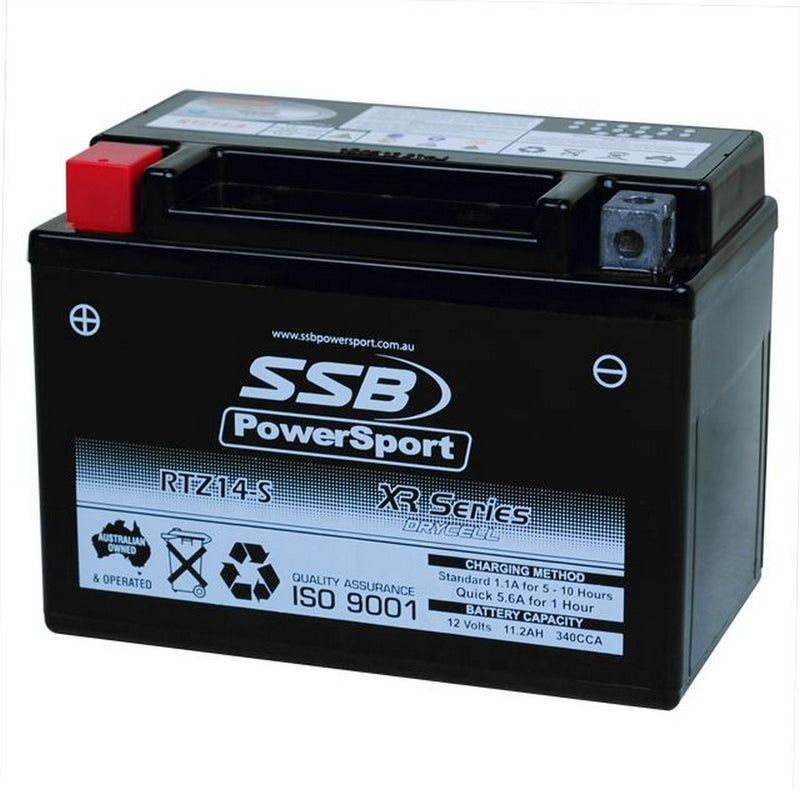 SSB Battery (YTZ14-S) AGM 12V 1.1Ah 340CCA High Performance
