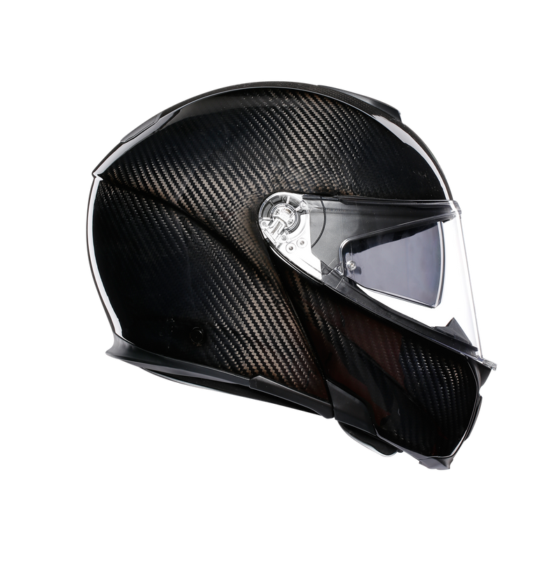 AGV Sportmodular Glossy Carbon 58 M Black Helmet