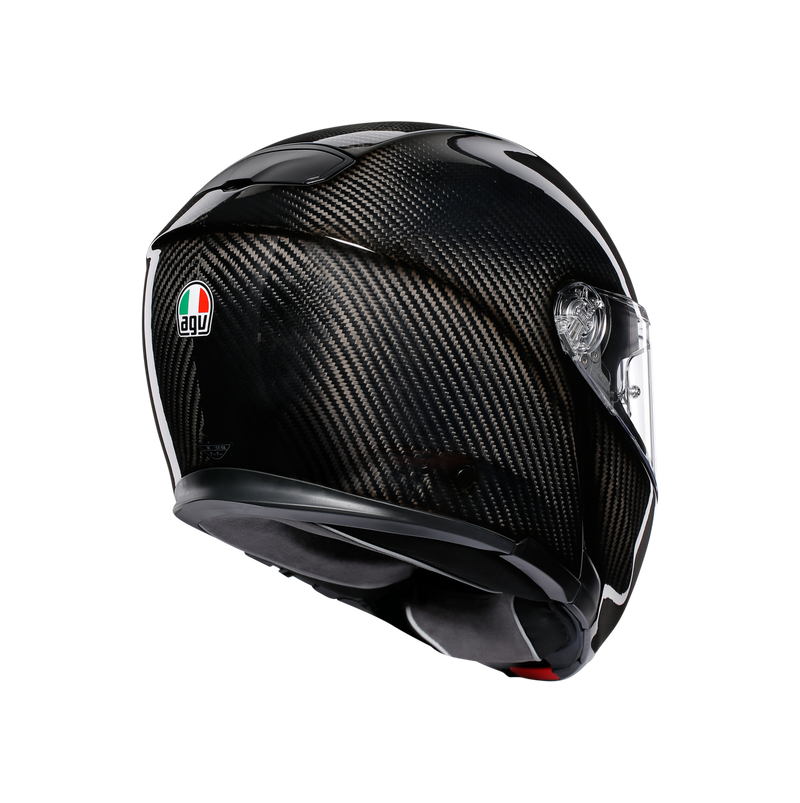 AGV Sportmodular Glossy Carbon 61 XL Extra Large Black Helmet