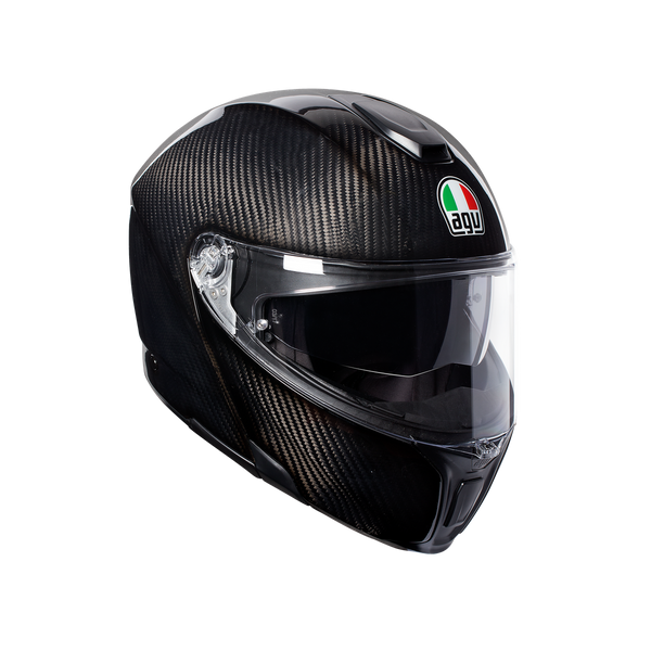 AGV Sportmodular Glossy Carbon 58 M Black Helmet