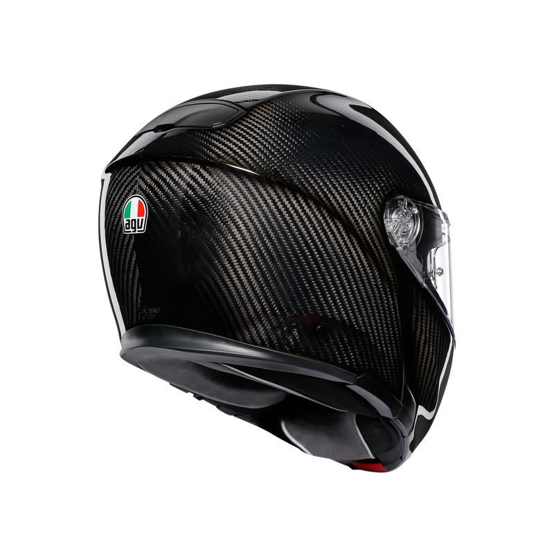 AGV Sportmodular Glossy Carbon 54 XS Extra Small Black Helmet