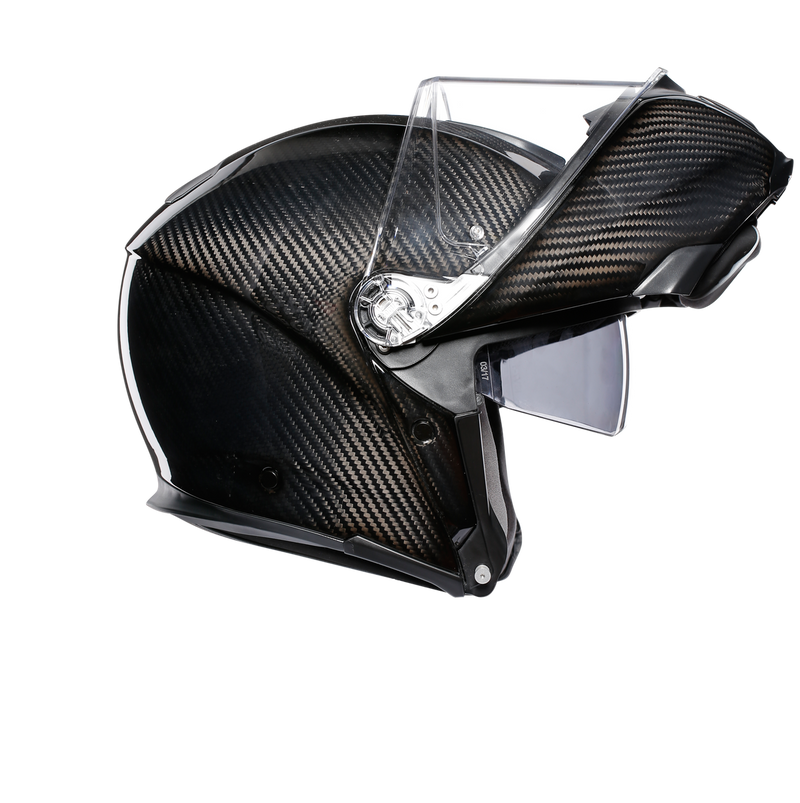 AGV Sportmodular Glossy Carbon 64 3XL Black Helmet