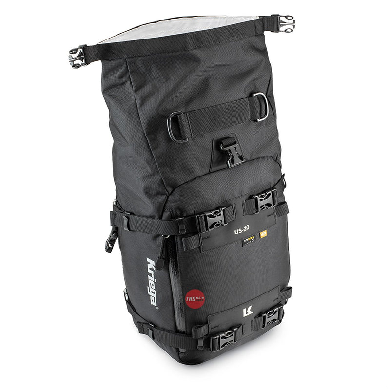 Kriega US-20 Drypack Sports Touring Motorcycle Pack Waterproof 20 Litre